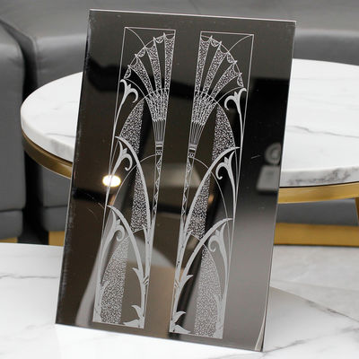 Placa que graba al agua fuerte de acero inoxidable del color para la decoración del elevador o las puertas de lujo