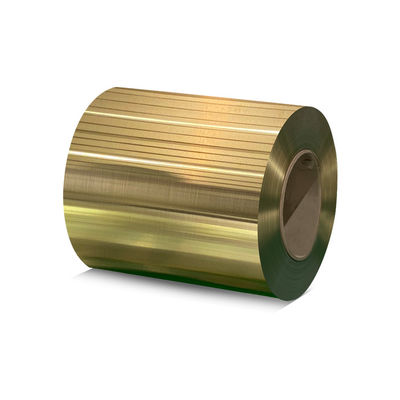 grado de la anchura de 1240m m 410 HL de la bobina de acero inoxidable en el color oro de PVD cubierto