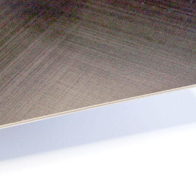 Hojas de acero inoxidables inoxidables de la rayita de la placa de acero de JIS del titanio cruzado del negro 304