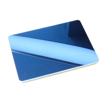El color azul zafiro espejo de acero inoxidable de la hoja de molino de borde