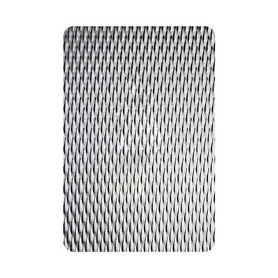 Hoja de metal de acero inoxidable de corte personalizado con patrón 5WL de 0,3 mm de espesor