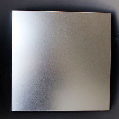 Anti-rasguños No. 4 Plata de acero inoxidable satinado cepillado Gran metal de 1 mm de espesor