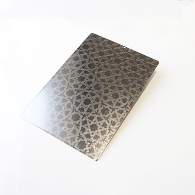 Plancha de acero inoxidable de patrón personalizado contra arañazos cortada al tamaño estándar DIN