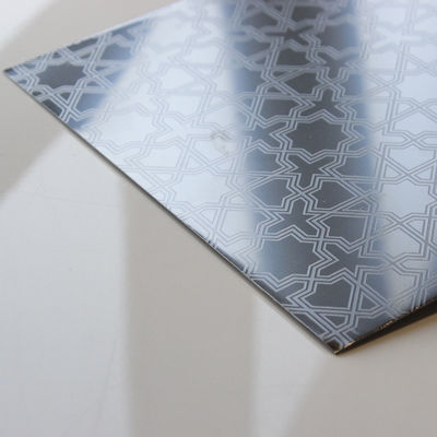 Plancha de acero inoxidable de patrón personalizado contra arañazos cortada al tamaño estándar DIN