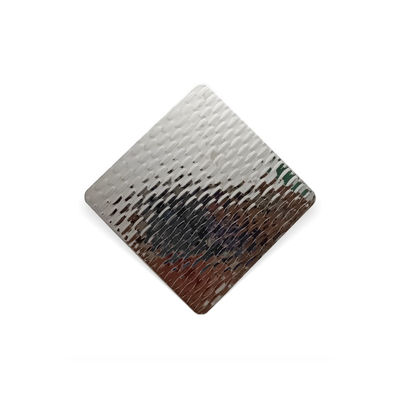 304 316 2B/BA Finalización Relieve 2WL Placa metálica texturizada Tejido de tejido de tejido de acero inoxidable