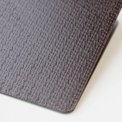 304 316 Retro color marrón Placa de metal en relieve para la decoración Proyecto de chapa de acero inoxidable texturizado