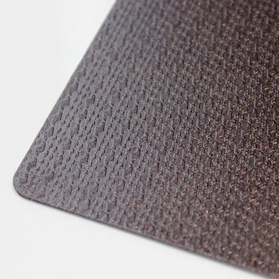 304 316 Retro color marrón Placa de metal en relieve para la decoración Proyecto de chapa de acero inoxidable texturizado