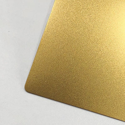 la gota inoxidable decorativa del color oro de la hoja de acero de 0.5m m arruinó estándar de JIS