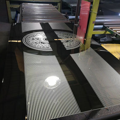 316 hoja inoxidable grabada al agua fuerte modificada para requisitos particulares del final del espejo de la hoja de acero 0.6m m SS del elevador