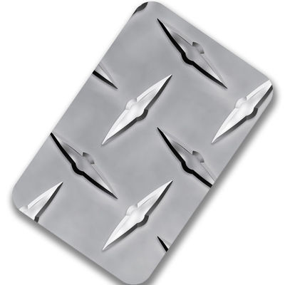 Hoja de acero inoxidable de acero inoxidable a cuadros de la placa de piso de ASME SS410 3m m