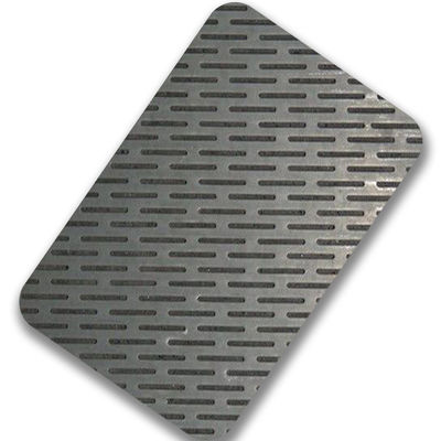 Placa de acero inoxidable 1.2m m del sacador de JIS hoja de acero inoxidable de 0,5 milímetros con los agujeros redondos