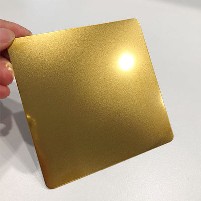 Buen precio la gota inoxidable decorativa del color oro de la hoja de acero de 0.5m m arruinó estándar de JIS en línea