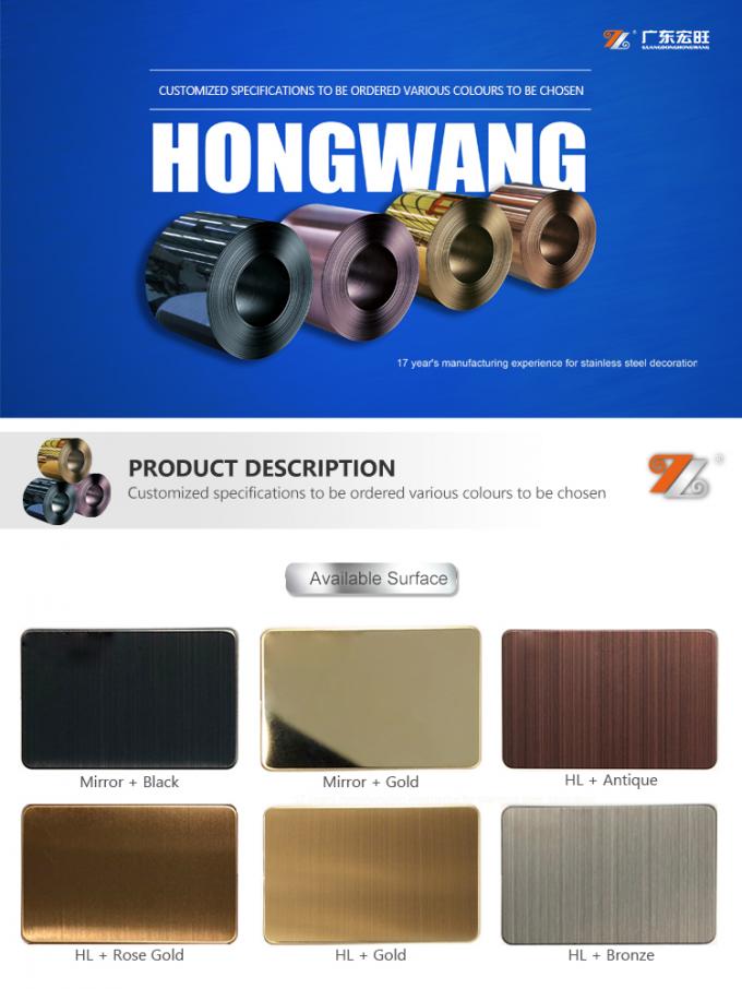 el color azul de acero inoxidable 201 304 316 316l arrolla el material de acero inoxidable de la bobina del color del metal de las promociones magníficas de los nuevos productos en venta