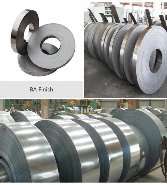 Aisi de acero inoxidable modificado para requisitos particulares 316l de la tira de los VAGOS del grueso 2B 54 milímetros 012 milímetros