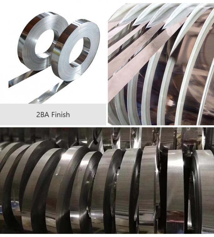 Aisi de acero inoxidable modificado para requisitos particulares 316l de la tira de los VAGOS del grueso 2B 54 milímetros 012 milímetros