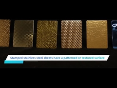 Placa de sellado de acero inoxidable