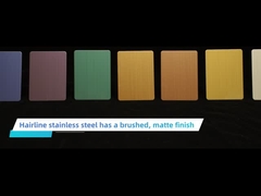 4 placas decorativas de acero inoxidables del gabinete del vino del ′ del ′ X8 gotean el grado arruinado 304