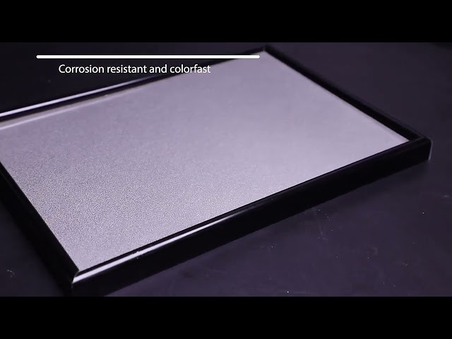 Videos de la empresa Alrededor Sandblast Bead Blasted ss finish Decorative Stainless Steel Sheet Metal Mill Edge