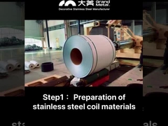 Bobina de acero inoxidable y hojas en frío