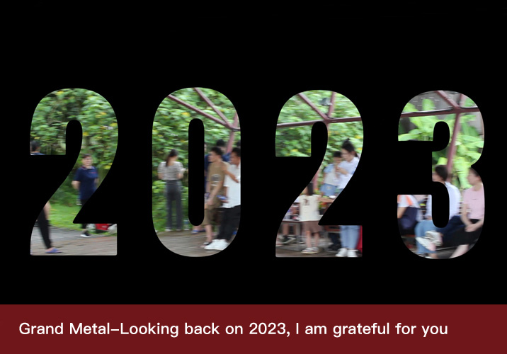 Videos de la empresa Alrededor Grand Metal-Looking back on 2023, I am grateful for you !