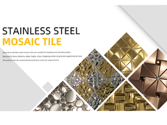 201 304 316 mosaico de metal mosaico decorativo mosaico de acero inoxidable